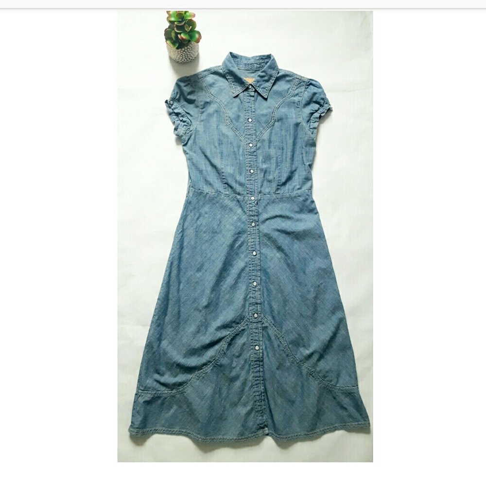 Vintage Gap denim dress 1969 size 8